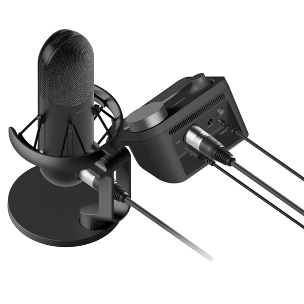 Ігровий стрім мікрофон SteelSeries Alias Pro RGB XLR Stream Mixer 1" Capsule