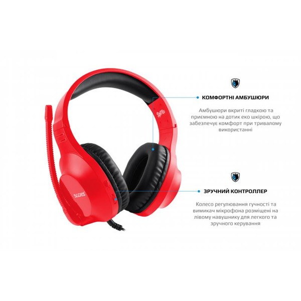 Навушники Sades SA-721 Spirits Red (sa721rdj)