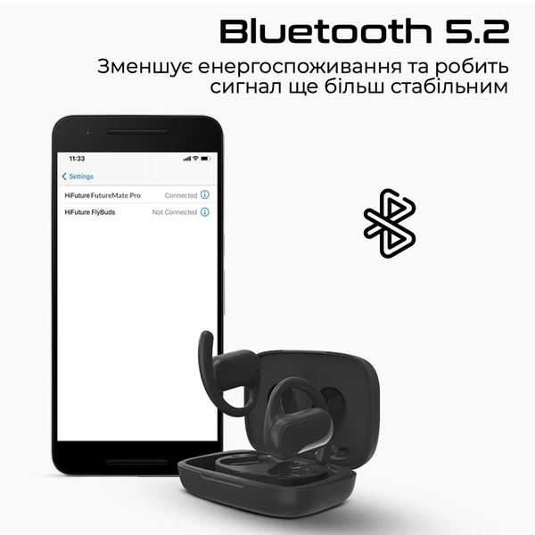 Навушники HiFuture FutureMatePro Black (futurematepro.black)