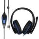 Гарнитура Sades SA-701 Black/Blue (sa701blj)