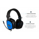 Гарнитура Sades SA-722 Dpower Black/Blue (sa722blj)