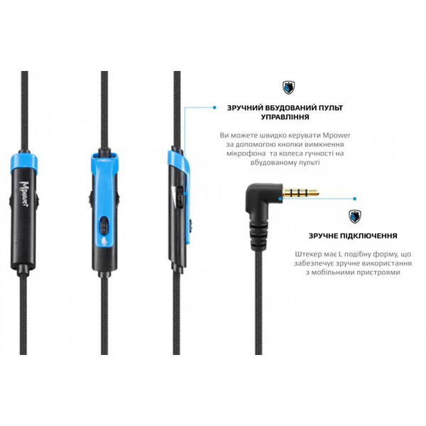 Гарнитура Sades SA-723 Mpower Blue/Black (sa723blj)