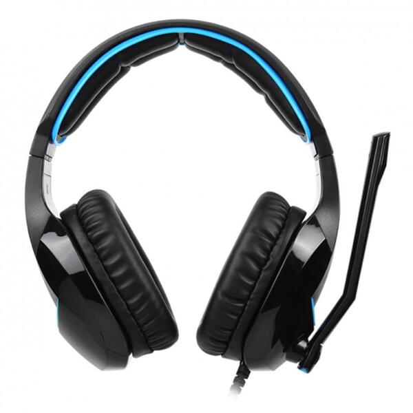 Навушники Sades SA-914 Wand Black/Blue LED (sa914bku)