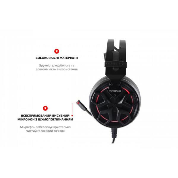 Наушники Motospeed H60 Black (mth60)