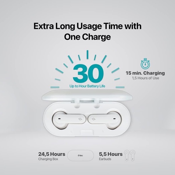 Bluetooth-гарнитура Ttec AirBeat Icon White (2KM143IB)