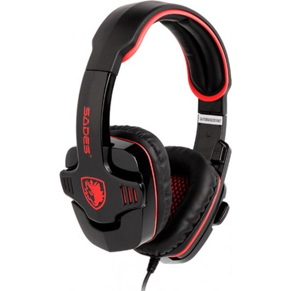 Наушники Sades SA-708GT Black/Red (sa708brj)