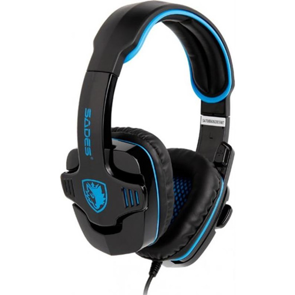 Навушники Sades SA-708GT Black/Blue (sa708blj)