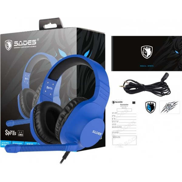 Навушники Sades SA-721 Spirits Blue (sa721blj)