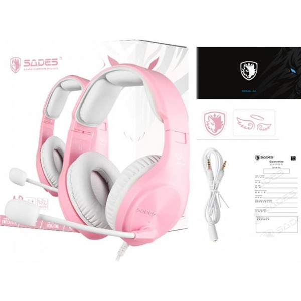 Гарнитура Sades A2 Pink (saa2pkj)