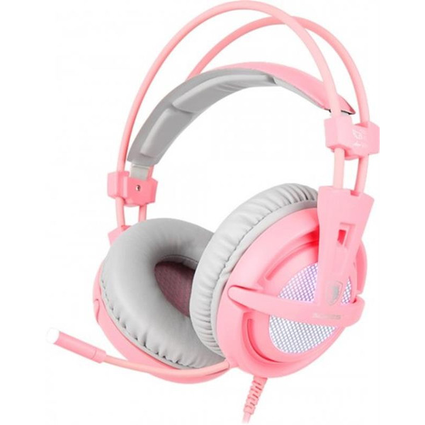 Наушники Sades A6 Pink (saa6pku)