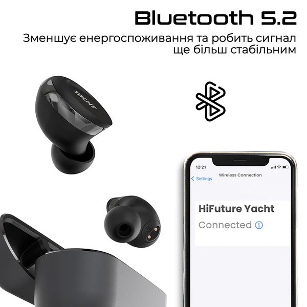 Навушники HiFuture Yacht Black (yacht.black)