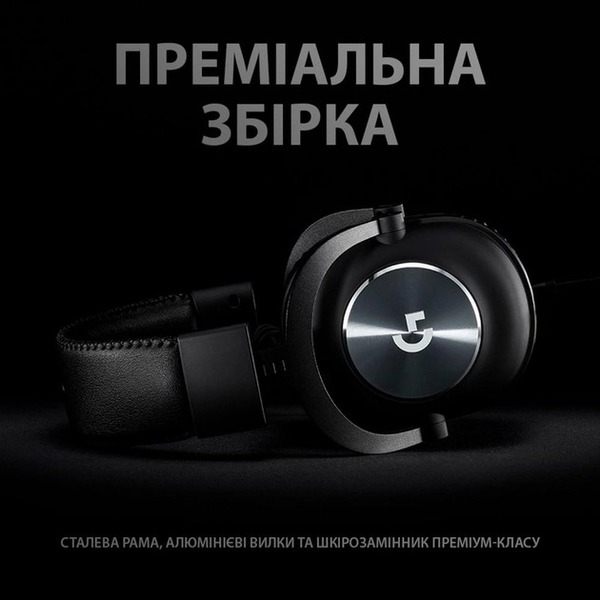 Наушники Logitech Pro X Gaming Black (981-000818)