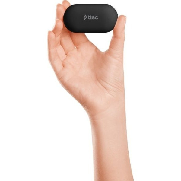 Наушники Ttec AirBeat Free True Wireless Headsets Black (2KM133S)