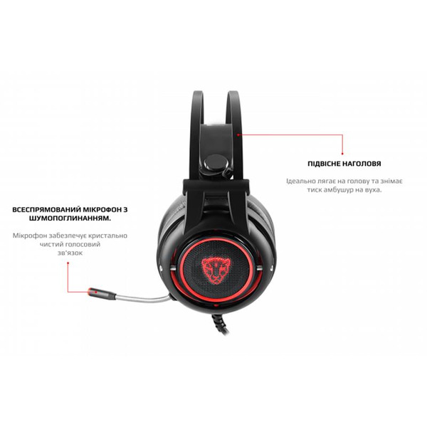 Наушники Motospeed H18 Black (mth18he)