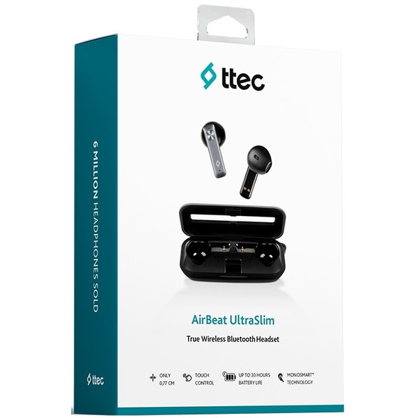 Bluetooth-гарнитура Ttec AirBeat UltraSlim Space Gray (2KM136UG)