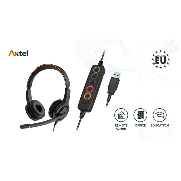 Навушники Axtel Voice UC 40 duo NC (AXH-V40UCD)
