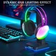 Гарнитура Aula S505 RGB Transparent Gaming Headset Black (6948391235479)