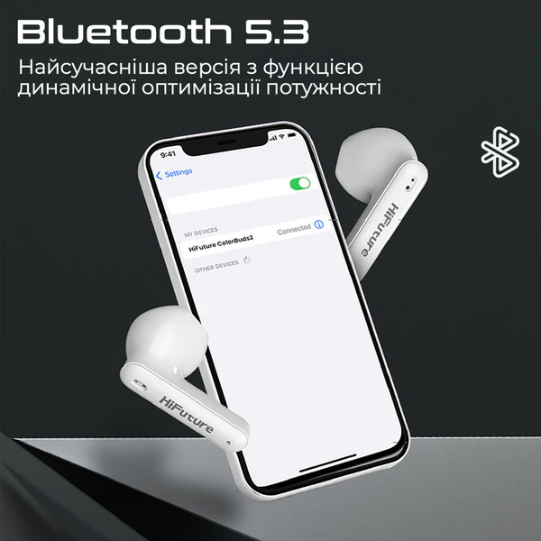 Навушники HiFuture ColorBuds2 White (colorbuds2.white)