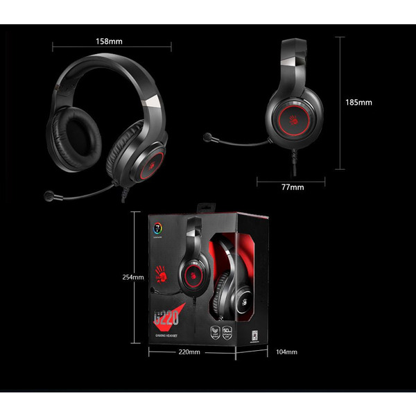 Навушники A4Tech Bloody G220 Black