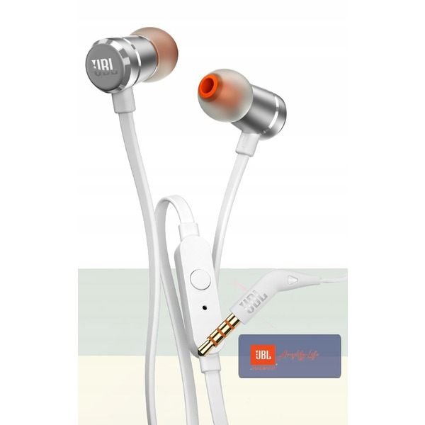 Наушники JBL T290 Silver (JBLT290SIL)