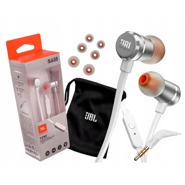 Наушники JBL T290 Silver (JBLT290SIL)