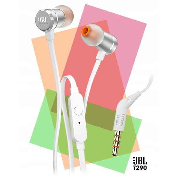 Наушники JBL T290 Silver (JBLT290SIL)
