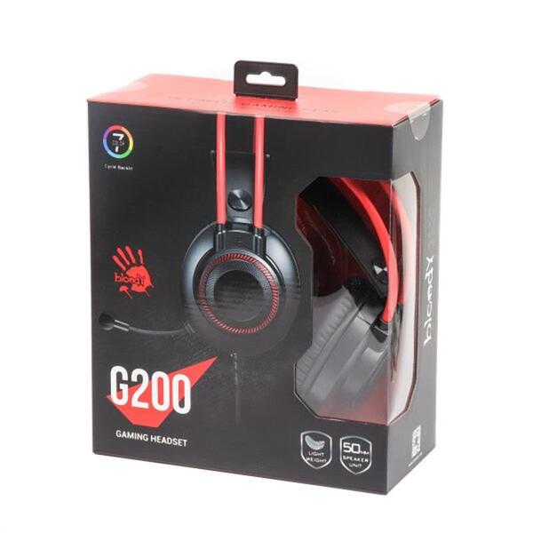 Навушники A4Tech Bloody G200 Black/Red