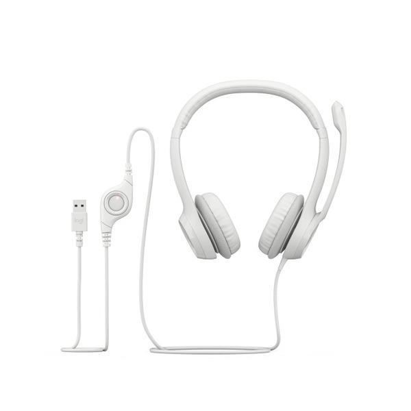 Навушники Logitech H390 USB White (981-001286)