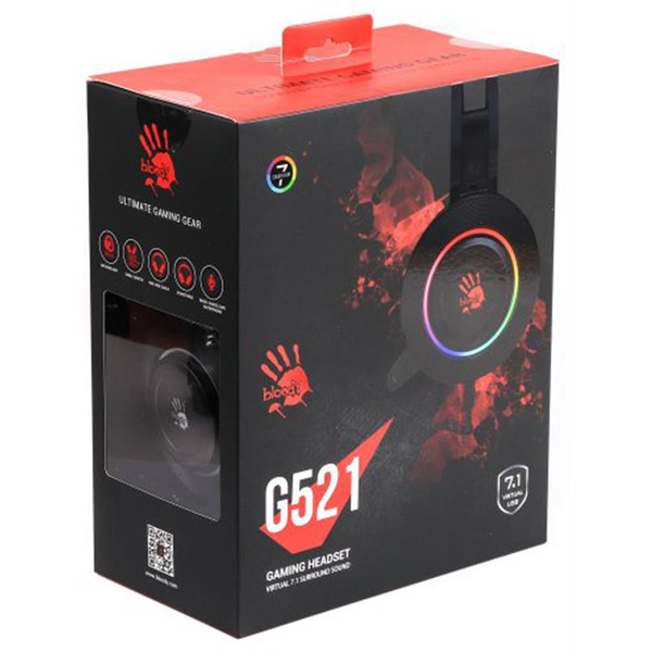 Навушники A4Tech Bloody G521 Black