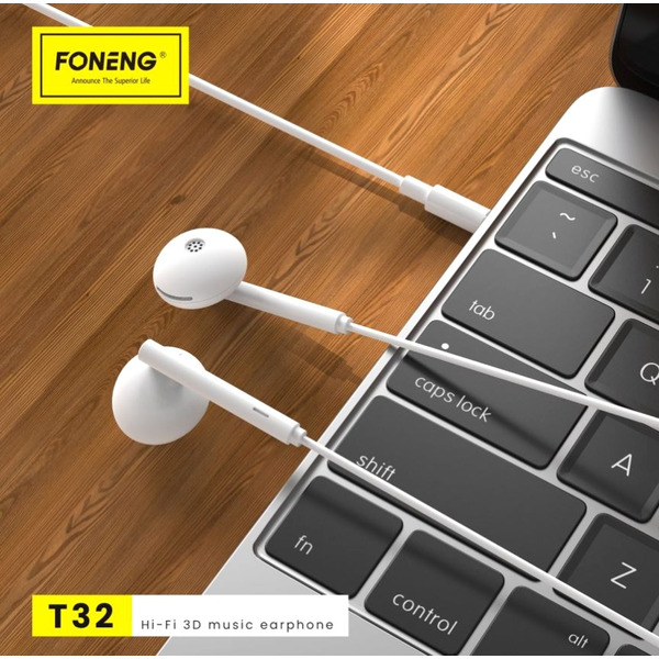 Навушники Foneng T32 3D music earphone (T32-E-3DM)