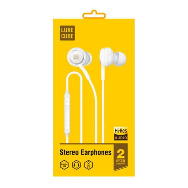 Наушники Luxe Cube HiRez Audio White (7775557575655)