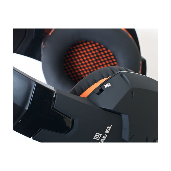 Навушники REAL-EL GDX-7700 Black/Orange