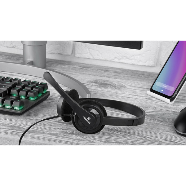 Навушники REAL-EL GD-012 Black