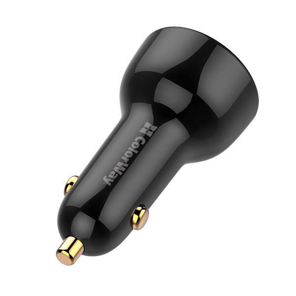 Автомобильное зарядное устройство ColorWay Power Delivery Port PPS USB (USB-A+USB-C, 100W) PD, QC Black (CW-CHA044PD-BK)