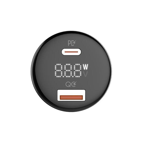 Автомобильное зарядное устройство ColorWay Power Delivery Port PPS USB (USB-A+USB-C, 100W) PD, QC Black (CW-CHA044PD-BK)