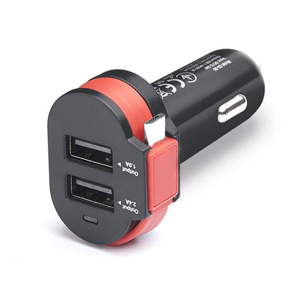 Автомобільний зарядний пристрій REAL-EL CA-35 Black (EL123160012)