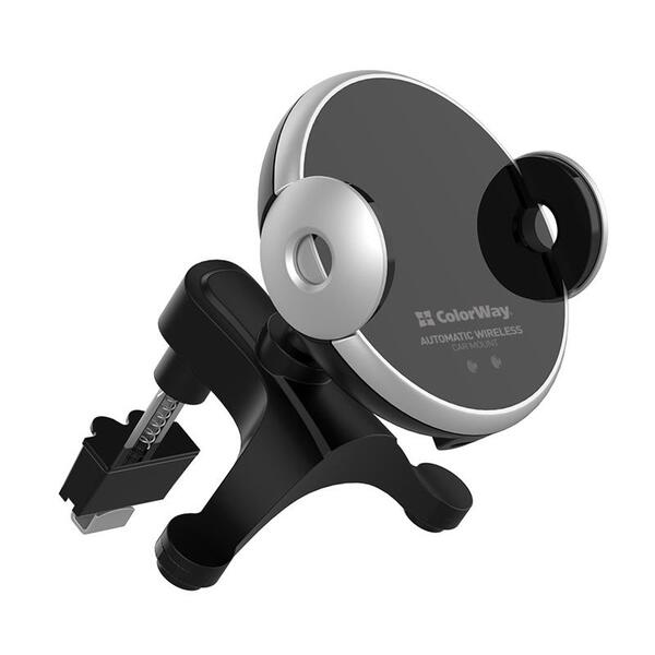 Беспроводное зарядное устройство для ColorWay AutoSense Car Wireless Charger 15W Black (CW-CHAW039Q-BK)