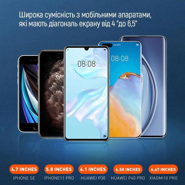 Беспроводное зарядное устройство для ColorWay AutoSense Car Wireless Charger 15W Black (CW-CHAW039Q-BK)