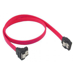 Кабель SATA-DATA 50 cm угловой с защелкой