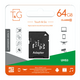 Карта памяти MicroSDXC  64GB UHS-I U3 Class 10 T&G + SD-adapter (TG-64GBSDU3CL10-01)