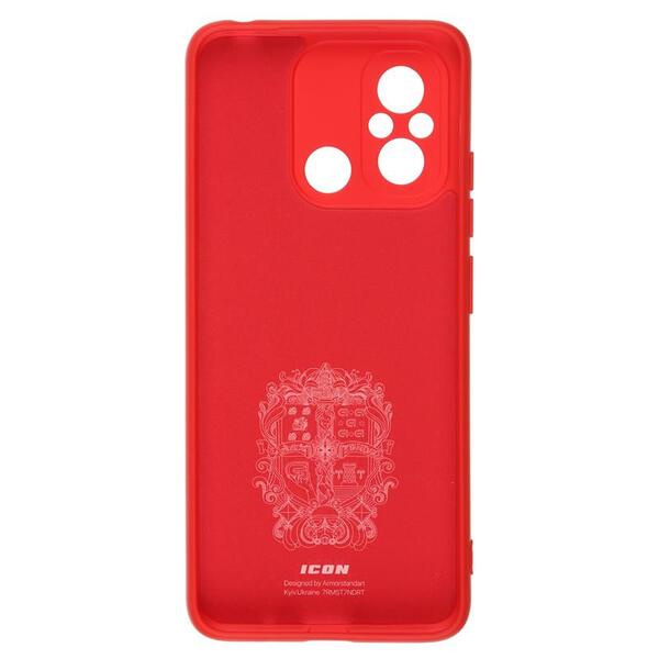 Панель ArmorStandart ICON Case для Xiaomi Redmi 12С / 11A Camera cover Red (ARM65966)