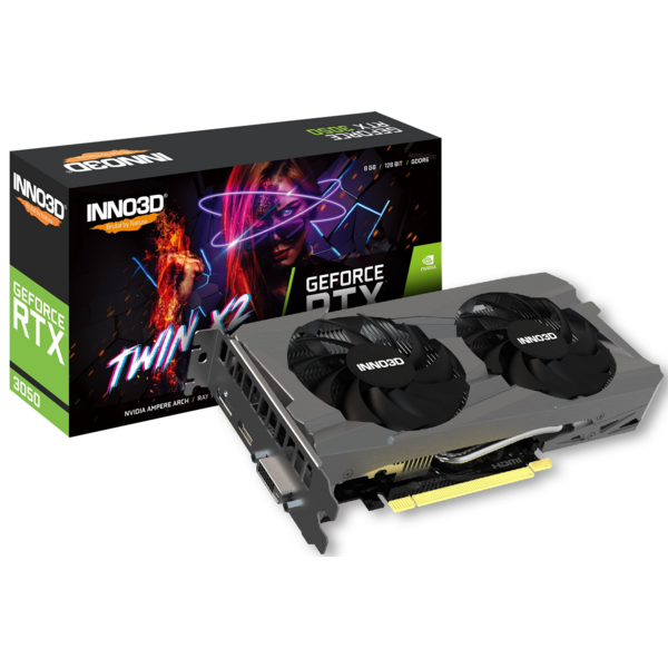 Видеокарта INNO3D GeForce RTX 3050 N30502-08D6-1711VA41