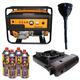 Бензиновый генератор EF Power TBS6500S + газовая плитка Orcamp CK-505 + электрический обогреватель Gardyer