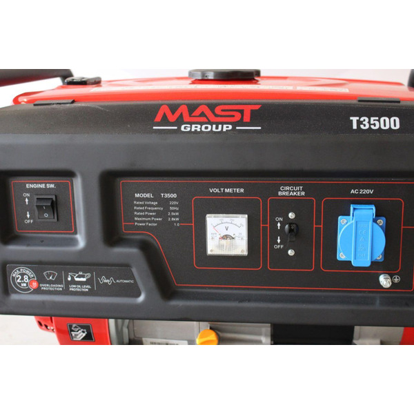 Бензиновый генератор MAST GROUP Т3500 + металлическая канистра 20 л