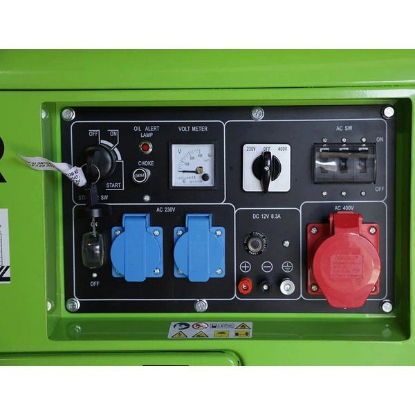 Дизельный генератор Zipper ZI-STE7500DSH + металлическая канистра 20 л