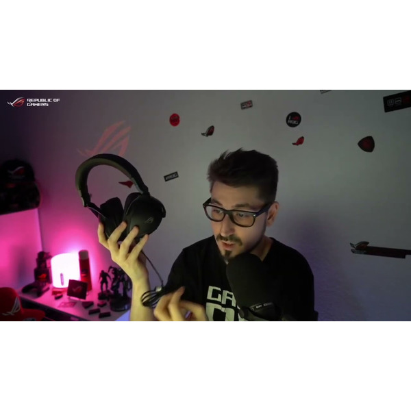 Наушники Asus ROG Delta S Core Black/Red (90YH03JC-B1UA00)