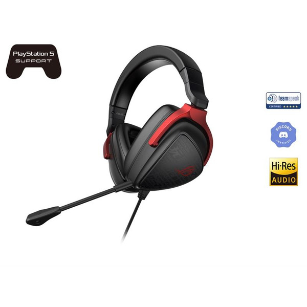 Наушники Asus ROG Delta S Core Black/Red (90YH03JC-B1UA00)