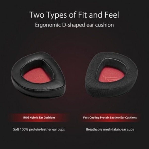 Наушники Asus ROG Delta S Core Black/Red (90YH03JC-B1UA00)