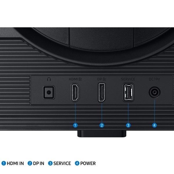 Монiтор Samsung 27 Odyssey G5 LS27DG500 (LS27DG500EIXCI) IPS Black 180Hz