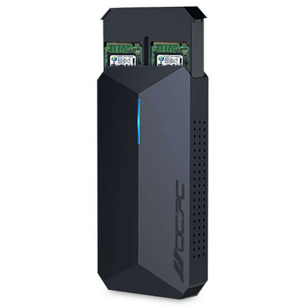 Внешний карман OCPC Azzurro Duo NVMe PCIe M.2 to USB 3.1 (OCAZZM2ECSD)